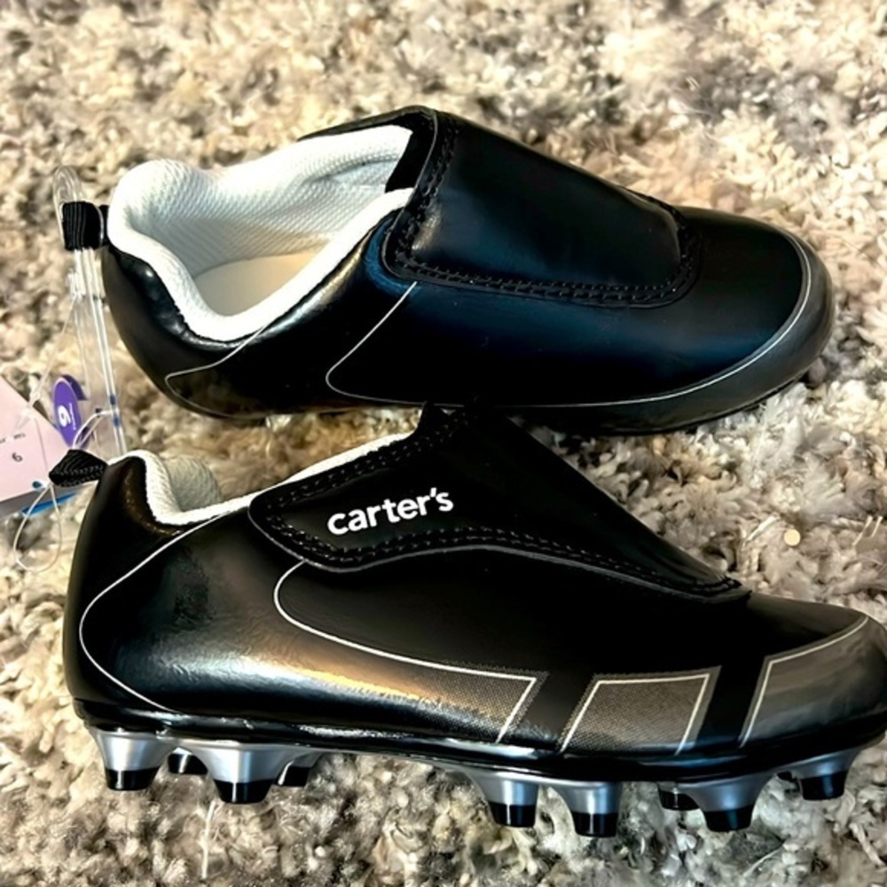 Carter's Black Slip-On Cleat Style Kids Shoes
